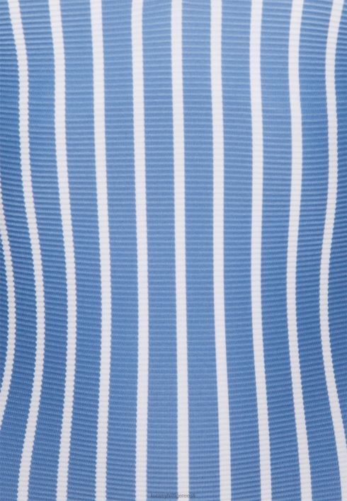 triibuline ühes tükis ujumistrikoo RJV628762 sinine Tommy Hilfiger