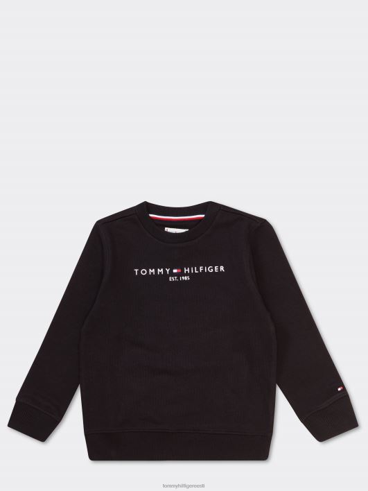 laste unisex 8-16 hädavajalik dressipluus RJV62219 must Tommy Hilfiger