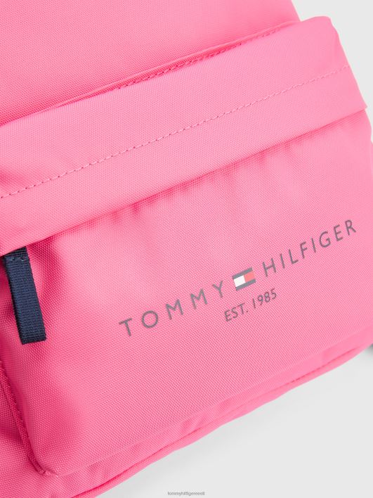 laste väljakujunenud logoga seljakott RJV62165 roosa hoiatus Tommy Hilfiger