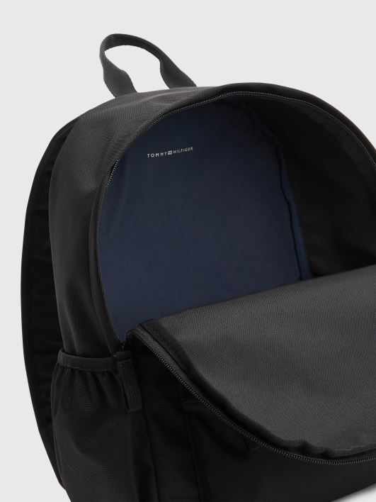 laste väljakujunenud logoga seljakott RJV62201 must Tommy Hilfiger