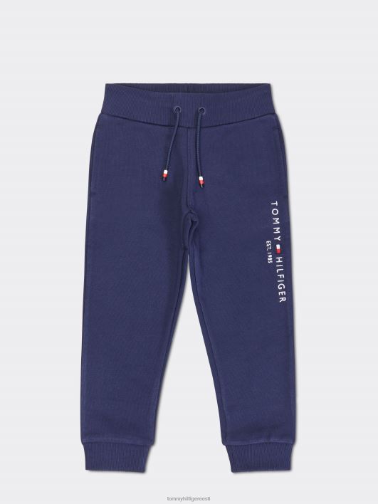 Laste unisex 8-16 hädavajalikud dressipüksid RJV62111 hämar merevägi Tommy Hilfiger