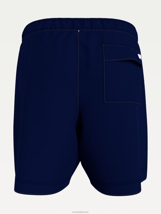 poiste 8-16 keskmise pikkusega nööriga ujumispüksid RJV62139 kõrbe taevas Tommy Hilfiger