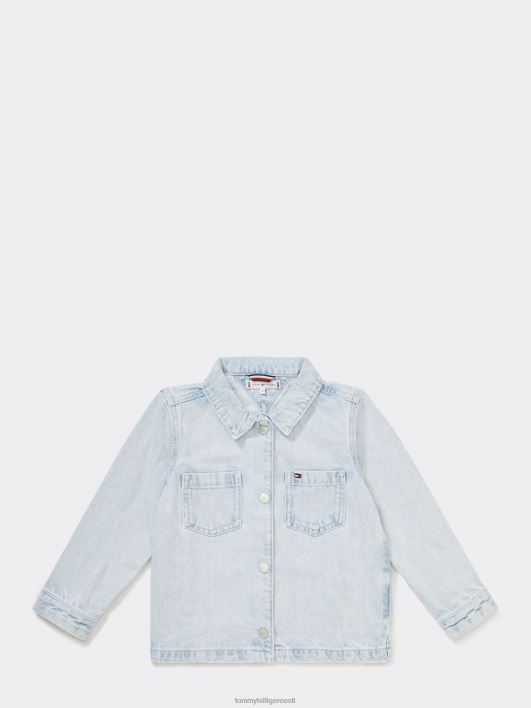 laste unisex 8-16 teksasärk RJV62156 valgendaja Tommy Hilfiger