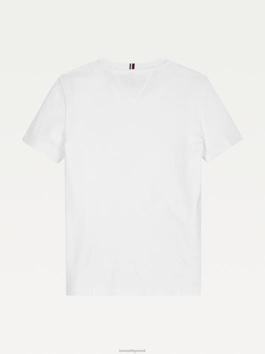 Laste unisex 3-7 hädavajalik särk RJV62328 valge Tommy Hilfiger