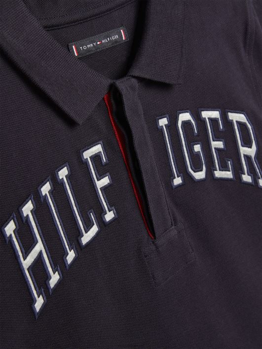 poisid 8-16 ikoonid ülikooli polo RJV62282 kõrbe taevas Tommy Hilfiger