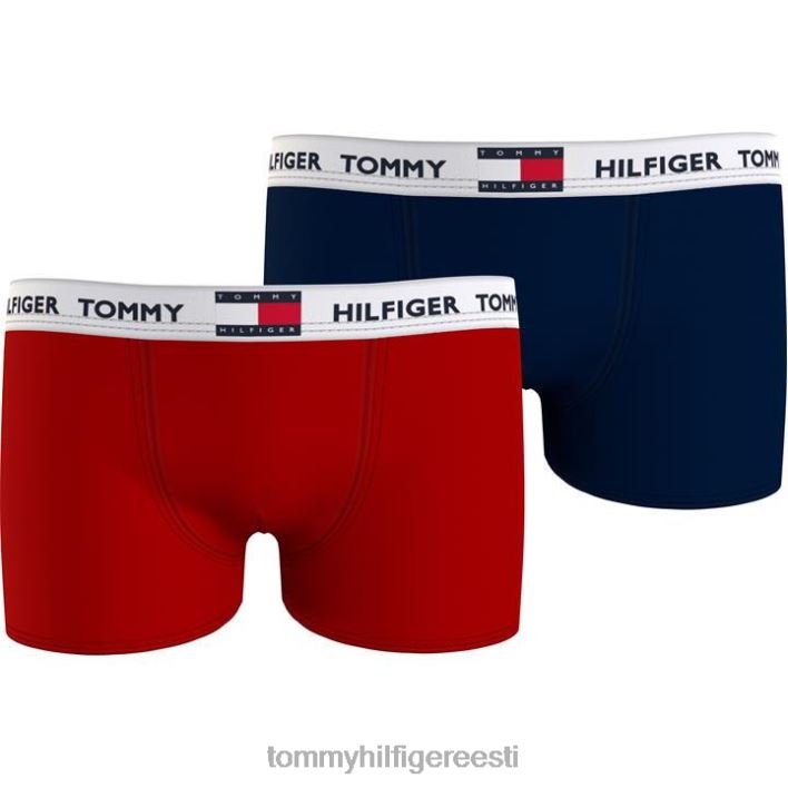 2 pakki bokserite kohvreid RJV6220251 punane/merevägi 0wd Tommy Hilfiger