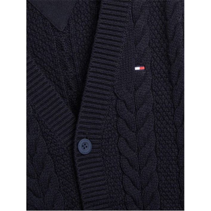 hädavajalik kaabliga kardigan RJV6220948 kõrbe taevas Tommy Hilfiger
