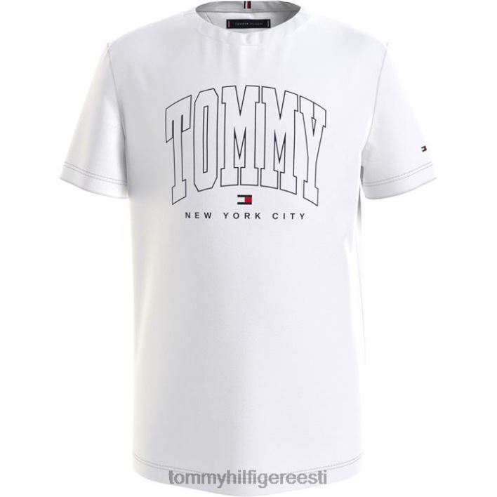 julge ülikooli tee juunior poisid RJV6220929 valge ybr Tommy Hilfiger