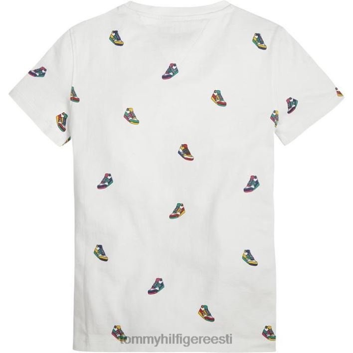 ketsimustriga t-särk RJV6220705 valge Tommy Hilfiger