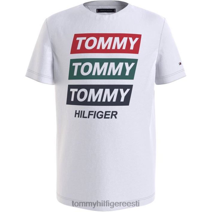 kolmekordne t-särk RJV6220388 valge ybr Tommy Hilfiger