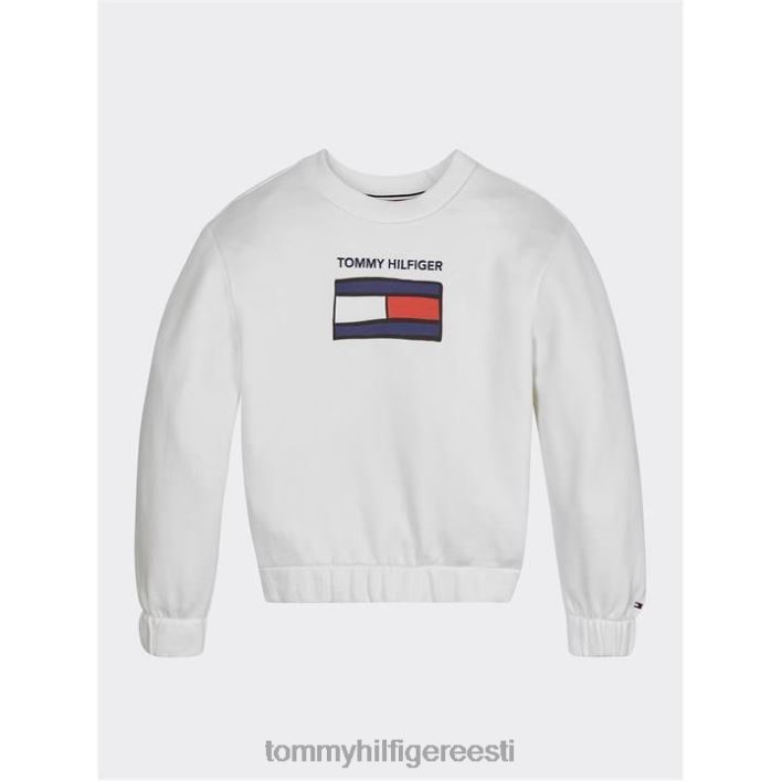 lõbus graafiline dressipluus RJV6220487 valge Tommy Hilfiger