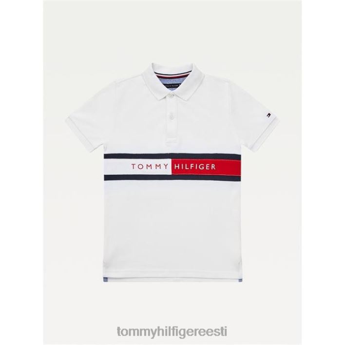lipuline polosärk RJV6220134 valge ybr Tommy Hilfiger