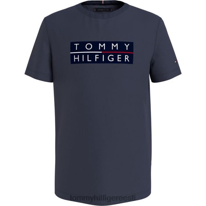 logoga lühikeste varrukatega väikelaste poisid RJV6220944 c87 twnavy Tommy Hilfiger