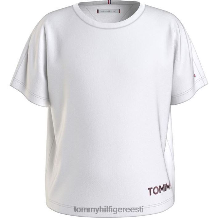metallist foolium t-särk juunior tüdrukud RJV6220930 valge ybr Tommy Hilfiger