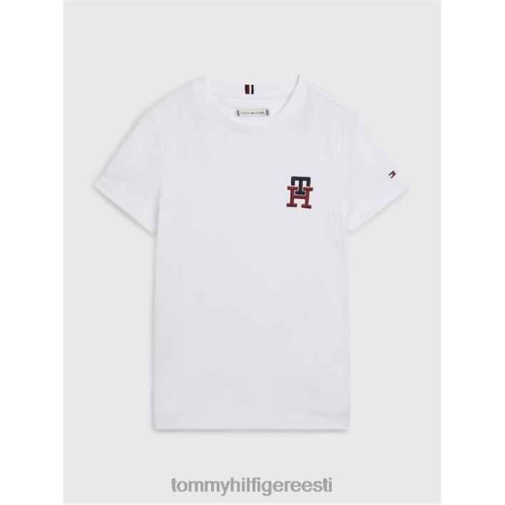 monogramm tee s/s RJV6220950 valge Tommy Hilfiger