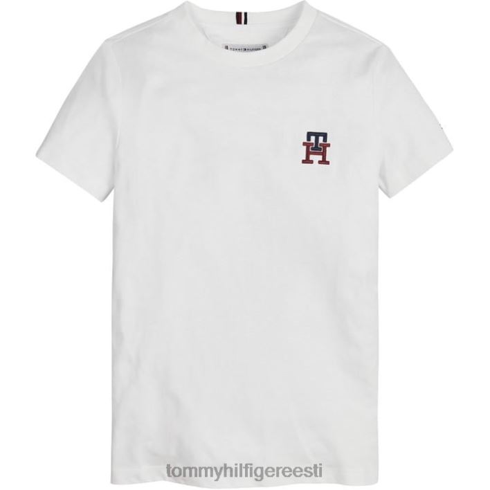 monogramm tee s/s RJV6220951 valge Tommy Hilfiger