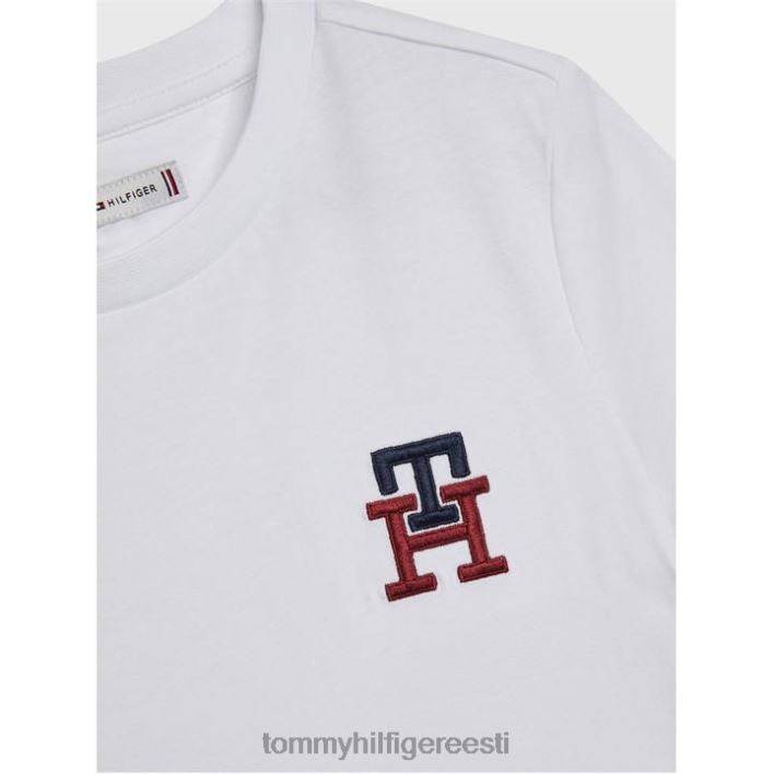 monogramm tee s/s RJV6220951 valge Tommy Hilfiger