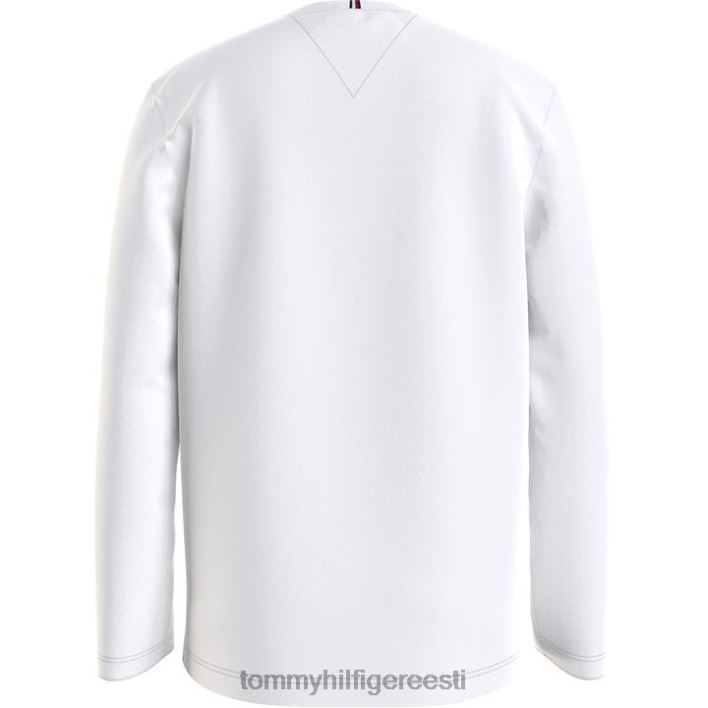 pikkade varrukatega hädavajalik T-särk RJV6220214 valge ybr Tommy Hilfiger