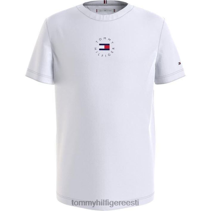 poiste pärandi logoga T-särk RJV6220605 valge ybr Tommy Hilfiger