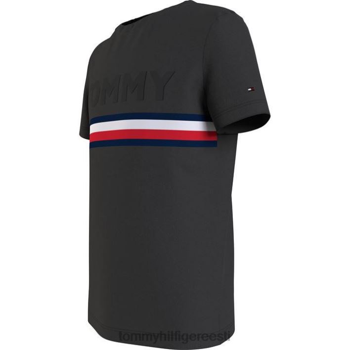 reljeefne t-särk RJV6220565 mustad voodid Tommy Hilfiger
