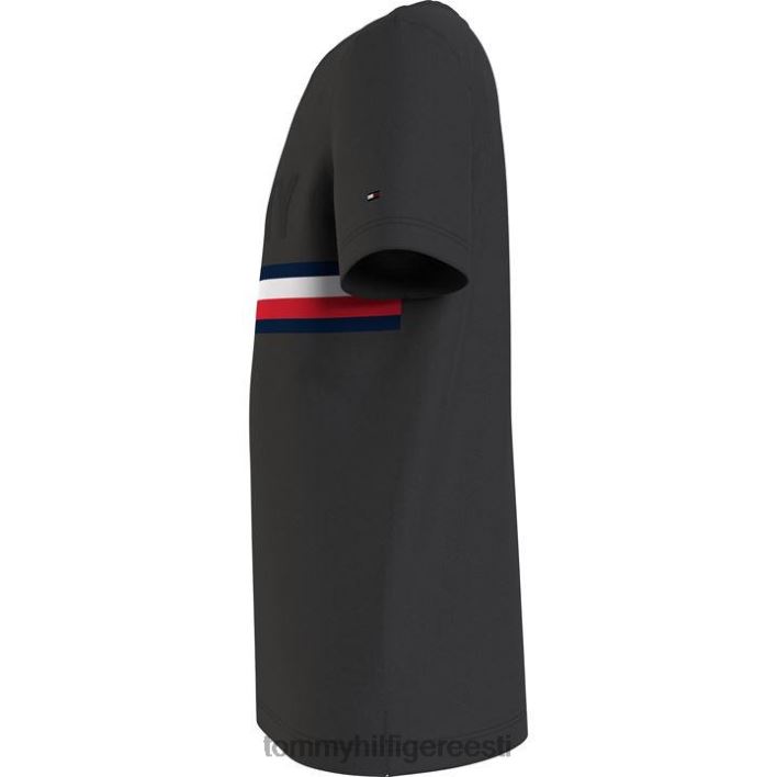 reljeefne t-särk RJV6220565 mustad voodid Tommy Hilfiger