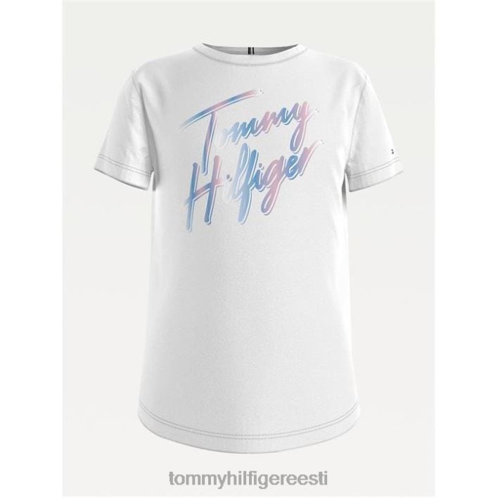 skriptiga t-särk RJV6220934 valge Tommy Hilfiger
