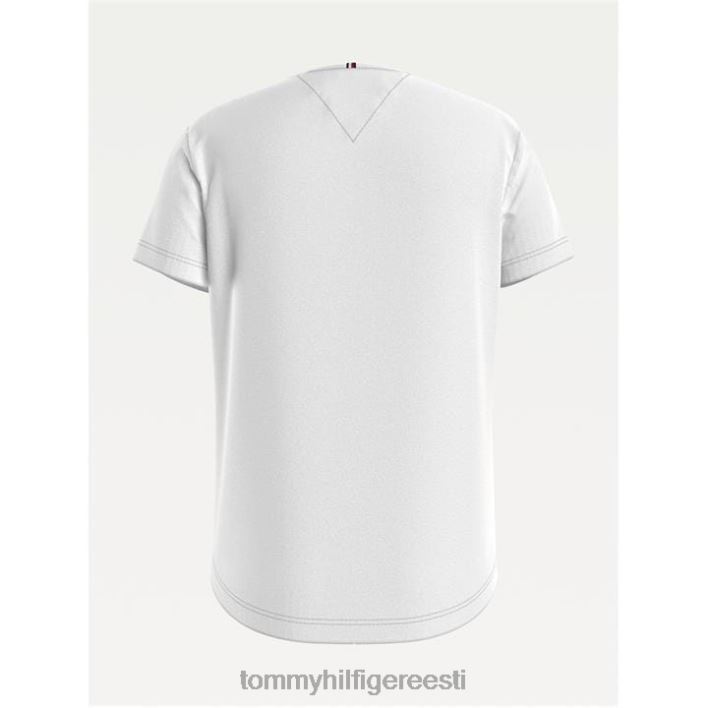 skriptiga t-särk RJV6220934 valge Tommy Hilfiger