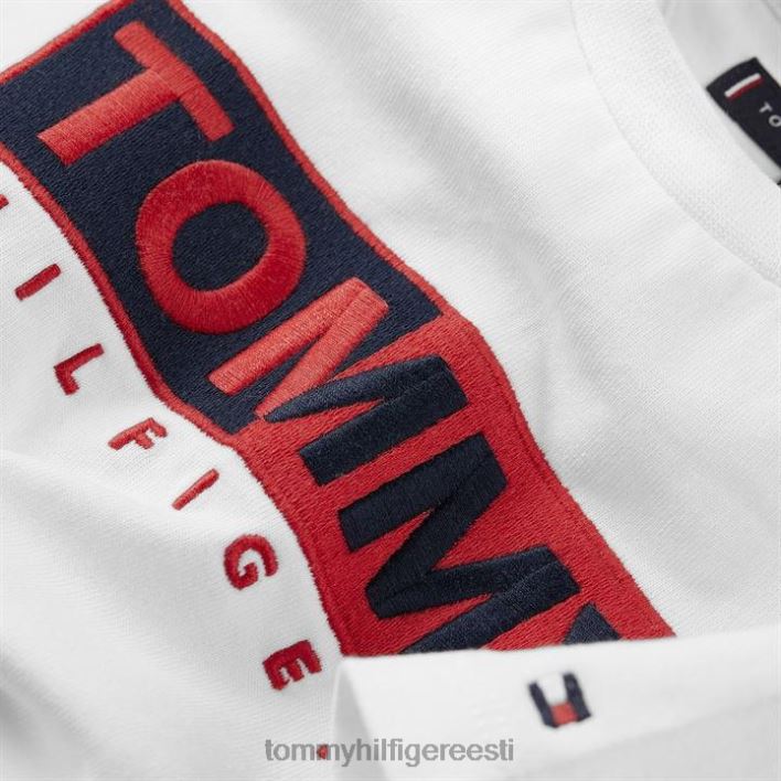 tikitud logoga T-särk RJV6220704 valge Tommy Hilfiger