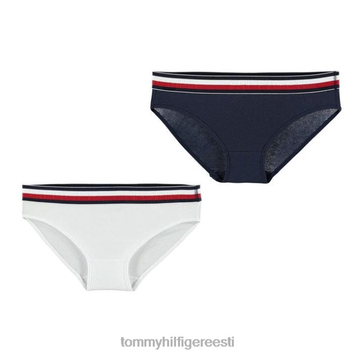 tommy 2 paki püksikud RJV6220669 mereväe/valge Tommy Hilfiger