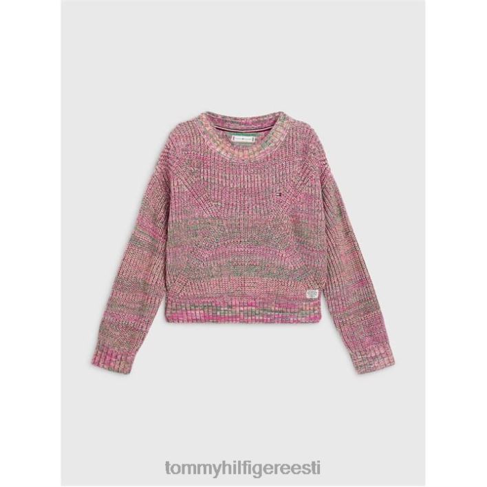 turske melanž kampsun RJV6220947 beež multi 0f4 Tommy Hilfiger