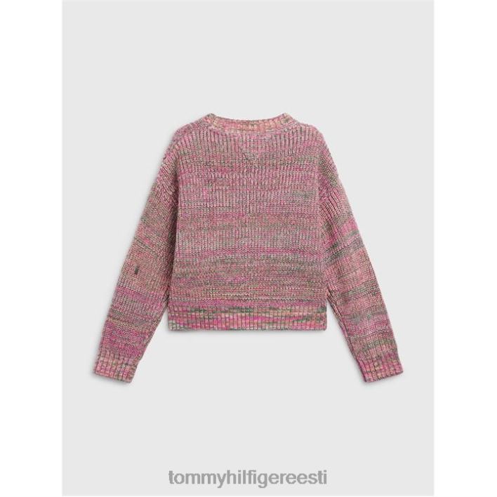 turske melanž kampsun RJV6220947 beež multi 0f4 Tommy Hilfiger