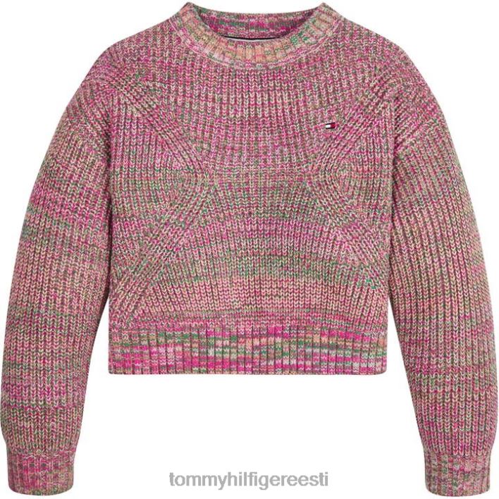 turske melanž kampsun RJV6220949 beež multi Tommy Hilfiger