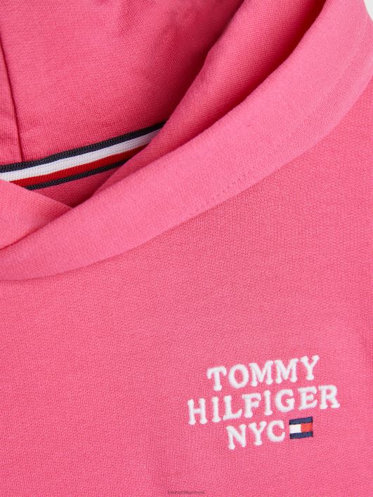 tüdrukute 3-7 nyc logoga pusa RJV62429 roosa hoiatus Tommy Hilfiger