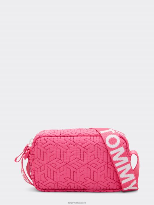 tepitud monogramm crossover kott RJV62421 roosa hoiatus Tommy Hilfiger