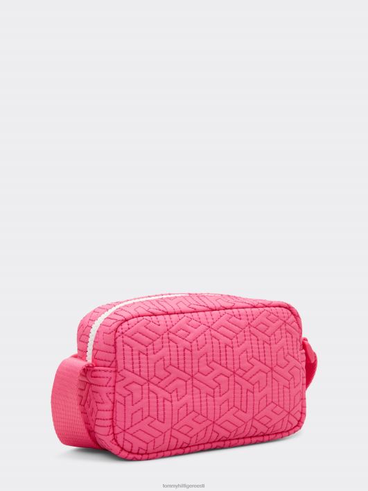 tepitud monogramm crossover kott RJV62421 roosa hoiatus Tommy Hilfiger