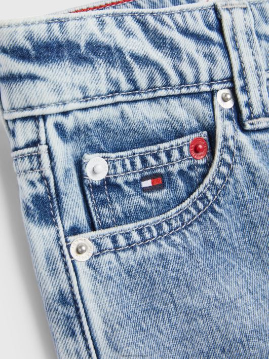 tüdrukud 3-7 pehmed girlfriend teksad RJV62375 pehme puutetundlik valgus Tommy Hilfiger