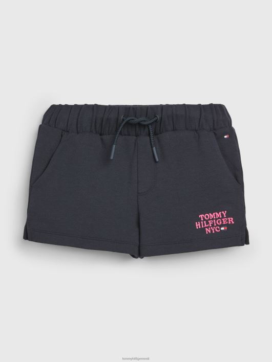 tüdrukute 8-16 logo tikandiga higipüksid RJV62349 kõrbe taevas Tommy Hilfiger