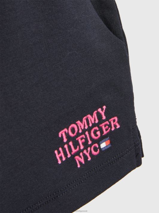 tüdrukute 8-16 logo tikandiga higipüksid RJV62349 kõrbe taevas Tommy Hilfiger