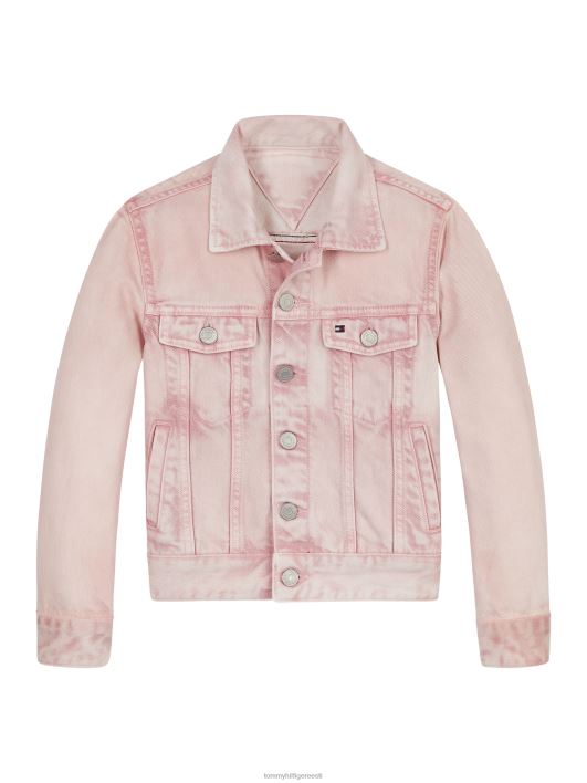 tüdrukute 3-7 oversized rekkamehe jope RJV62391 denim värv Tommy Hilfiger