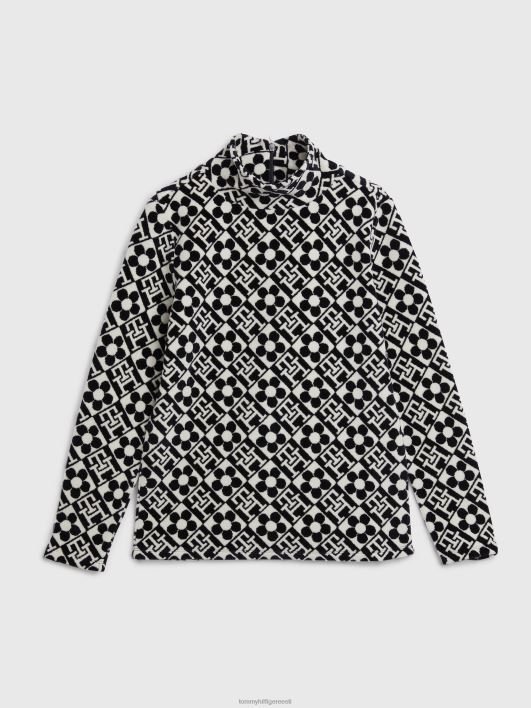 tüdrukud 8-16 x richard quinn turtleneck RJV62452 monogramm Tommy Hilfiger