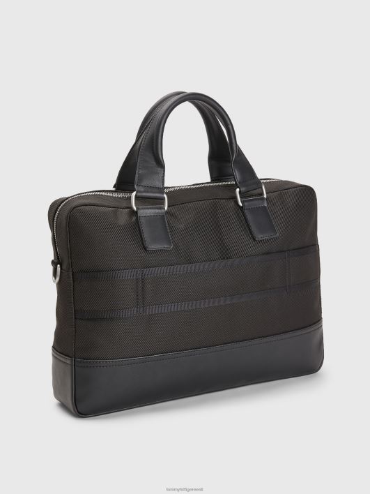 1985. aasta õhuke arvutikott RJV62505 must Tommy Hilfiger