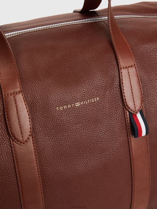 esmaklassiline nahast kott RJV62511 briti tan Tommy Hilfiger