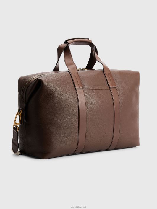 esmaklassiline nahast kott RJV62512 pruun Tommy Hilfiger