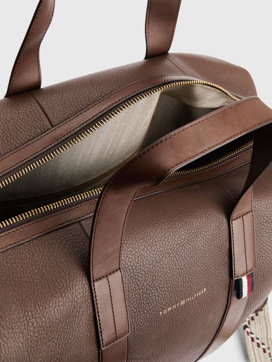 esmaklassiline nahast kott RJV62512 pruun Tommy Hilfiger