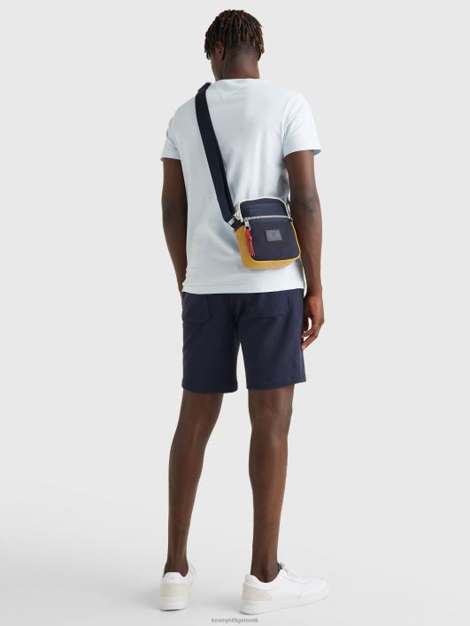 väike reporteri kott RJV62508 tumesinine/kollane Tommy Hilfiger