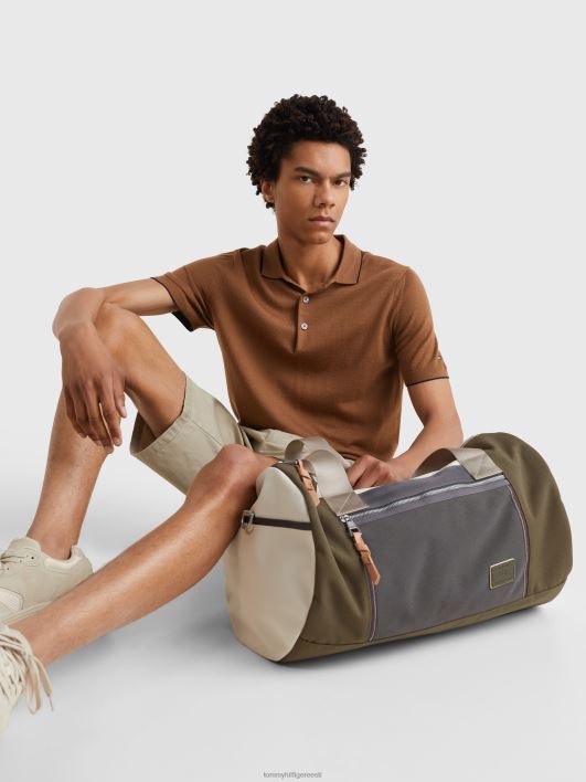 värviblokeeringuga kott RJV62514 sõjaväe/elevandiluust Tommy Hilfiger