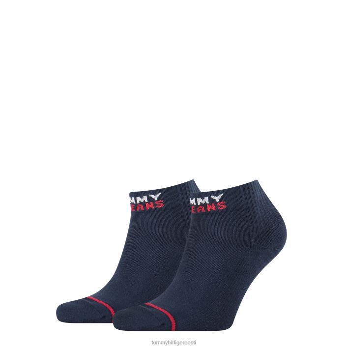 2-pakendis uni tj veerandsokid RJV62581 merevägi Tommy Hilfiger