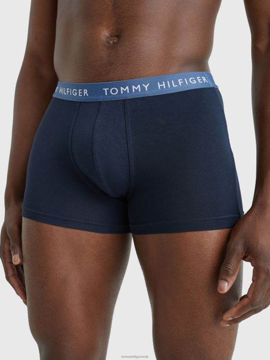 3 komplekti hädavajalikud kohvrid RJV621744 kõrbetaevas/bensiinisinine/sinine värv Tommy Hilfiger