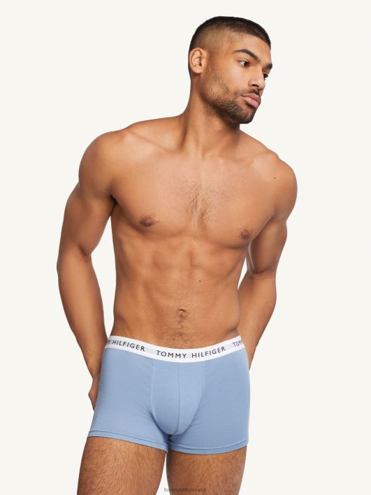 3-pakendis logoga vöörihmaga kohvrid RJV621750 kõrbetaevas/bensiinisinine/sinine värv Tommy Hilfiger