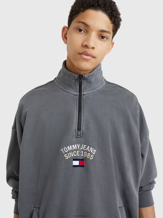 ajatu tõmblukuga kampsun RJV621350 must Tommy Hilfiger